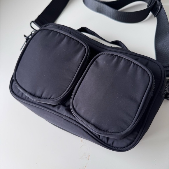 Functional Black Shoulder Bag - Picture 2 of 6